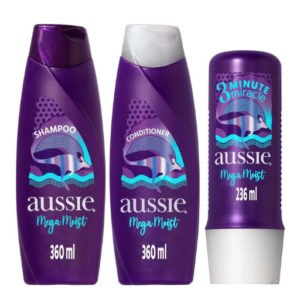 KIT AUSSIE MEGA MOIST SHAMPOO CONDICIONADOR